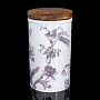 Банка с крышкой "Monplaisir Violet". Форма Стандартная. ИФЗ, фотография 1. Интернет-магазин ЛАВКА ПОДАРКОВ