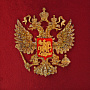 Панно янтарное "Герб РФ" 43х40 см, фотография 2. Интернет-магазин ЛАВКА ПОДАРКОВ