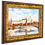 Картина янтарная "Кремлевский мост" 24х15 см, фотография 1. Интернет-магазин ЛАВКА ПОДАРКОВ