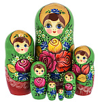 Матрешка "Розочка" 7 мест