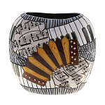  Керамика ВАЗА Линза сред "МУЗЫКА ГОЛУБАЯ"