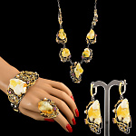 720043/фиан-р/п/16,72г  Серебро 925* КОЛЬЦО вст.Янтарь -фианит р/п