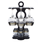 0053013  ГХСЗ B_IZI_GN_411_22 Бар "Барокко" (Барная стойка "Изящный" + 6 фужеров + 6 стопок)