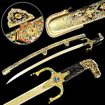 0024204 Златоуст Оружие сувенирное САБЛЯ ВОСТОЧНАЯ "СУЛТАН" в футляре