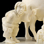 Скульптура "Сибирский базар" (рог лося), фотография 2. Интернет-магазин ЛАВКА ПОДАРКОВ