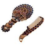 Набор с зеркалом и расческой "Павлин"