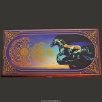 -50*25см  НАРДЫ подарочные "ЧЕРНАЯ ЛОШАДЬ" (106m)