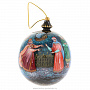 Новогодний елочный шар с художественной росписью, фотография 5. Интернет-магазин ЛАВКА ПОДАРКОВ