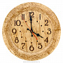 Часы настенные из карельской березы, фотография 1. Интернет-магазин ЛАВКА ПОДАРКОВ