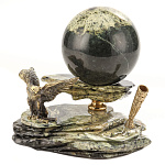 0063414/ФР Нат.камень  НАБОР "ШАР"  на подставке с соколом