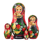 Матрешка "Клубника" 5 мест