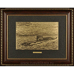  /16*21см Офорт черно-белый "Военно-морской флот"