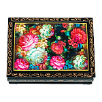 202944/25 ШКАТУЛКА ПРИНТ "ЦВЕТОЧНЫЕ МОТИВЫ",пионы,10*8*3,5 см