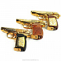 Пистолет подарочный золочёный. MAKAROV. Златоуст , фотография 2. Интернет-магазин ЛАВКА ПОДАРКОВ