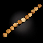  Изделие из кости ЧЕТКИ "ШАР" d=ок.1,7см  11 шаров  (бивень мамонта)