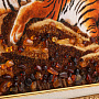 Картина янтарная "Тигр" 29х39 см, фотография 7. Интернет-магазин ЛАВКА ПОДАРКОВ