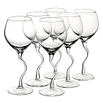 0068591/37610-6403  Набор фужеров  6шт изогнутая нога 250г 100/2