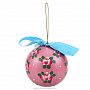 Новогодний елочный шар с росписью "Кролик", фотография 3. Интернет-магазин ЛАВКА ПОДАРКОВ