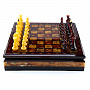 Шахматный ларец с янтарными фигурами "Статус", фотография 9. Интернет-магазин ЛАВКА ПОДАРКОВ