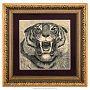 Картина с сусальным золотом "Тигр", фотография 1. Интернет-магазин ЛАВКА ПОДАРКОВ