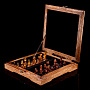 Шахматный ларец с янтарными фигурами "Старый замок", фотография 8. Интернет-магазин ЛАВКА ПОДАРКОВ