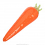 Стеклянная статуэтка "Морковь", фотография 1. Интернет-магазин ЛАВКА ПОДАРКОВ