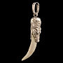 Подвеска-амулет из клыка крокодила "Голова", фотография 2. Интернет-магазин ЛАВКА ПОДАРКОВ