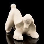 0048021/81.25812.00.1 ЛФЗ НАБОР ПОДАР.Раскрась меня"Пудель играющий Белый(бискв)" ТН1 Статуэтка