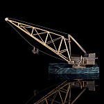 0010621 Бронза Скульптура "Шагающий экскаватор"