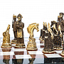 Шахматы из камня с фигурами из бронзы "Деревенские" 36х36 см, фотография 5. Интернет-магазин ЛАВКА ПОДАРКОВ