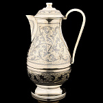 архив0040581 Серебро 875* КУВШИН средний гравировка, чернение серебра в П/У