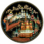 Тарелка-панно с художественной росписью "Москва", фотография 3. Интернет-магазин ЛАВКА ПОДАРКОВ