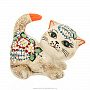 Керамическая статуэтка "Кошка Гайка", фотография 1. Интернет-магазин ЛАВКА ПОДАРКОВ