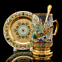 Чайный набор с подстаканником "Римский". Златоуст, фотография 1. Интернет-магазин ЛАВКА ПОДАРКОВ