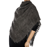 0061778 Пуховый платок  ШАЛЬ СЕРАЯ 140*140см