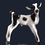 0022451/82.00982.00.1 ЛФЗ СКУЛЬПТУРА "Бычок черный" МН1