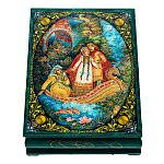 Шкатулка из папье-маше с принтом "Сказочные мотивы"