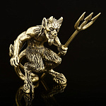 0019512 Бронза Статуэтка  "ЧЕРТ" 7,5см (93431)