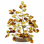 Денежное дерево из янтаря 86 камней, фотография 1. Интернет-магазин ЛАВКА ПОДАРКОВ