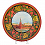 Декоративная тарелка-панно Хохлома, фотография 2. Интернет-магазин ЛАВКА ПОДАРКОВ