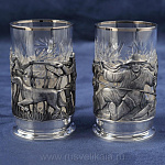 28222 НАБОР ПОДСТАКАННИКОВ "Охота и рыбалка" в п/у