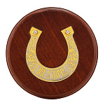 7801 Златоуст Подкова "На удачу" (панно на тарелке)(3861) 