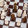 Шахматы из натурального камня 36х36 см, фотография 6. Интернет-магазин ЛАВКА ПОДАРКОВ