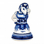 Колокольчик "Коза-кокетка". Гжель, фотография 4. Интернет-магазин ЛАВКА ПОДАРКОВ