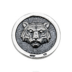 Монета сувенирная "Тигр". Серебро 925*