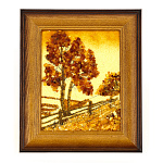 0063704/15*12см (17*20см)  Картина (янтарная крошка)  "ПЕЙЗАЖ" № 14 малая 