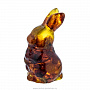 Статуэтка из янтаря "Кролик", фотография 1. Интернет-магазин ЛАВКА ПОДАРКОВ