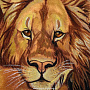 Картина янтарная "Лев и львица" 84х104 см, фотография 3. Интернет-магазин ЛАВКА ПОДАРКОВ
