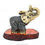 Статуэтка с янтарем "Слон Доминикана", фотография 1. Интернет-магазин ЛАВКА ПОДАРКОВ