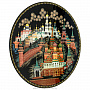 Тарелка-панно с художественной росписью "Москва", фотография 3. Интернет-магазин ЛАВКА ПОДАРКОВ